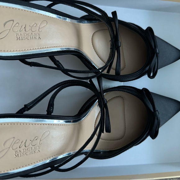 Jewel Badgley Mischka Black Heels - Picture 6 of 8